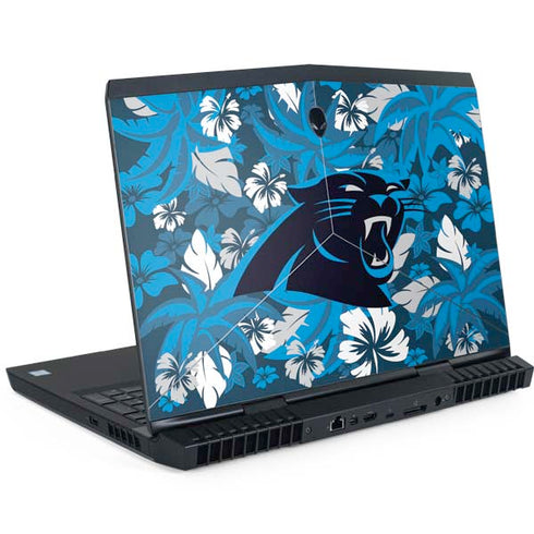 NFL Carolina Panthers Tropical Print Dell Alienware Skin